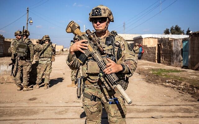 সিরিয়ার দক্ষিণাঞ্চলে টহলরত মার্কিন সেনা